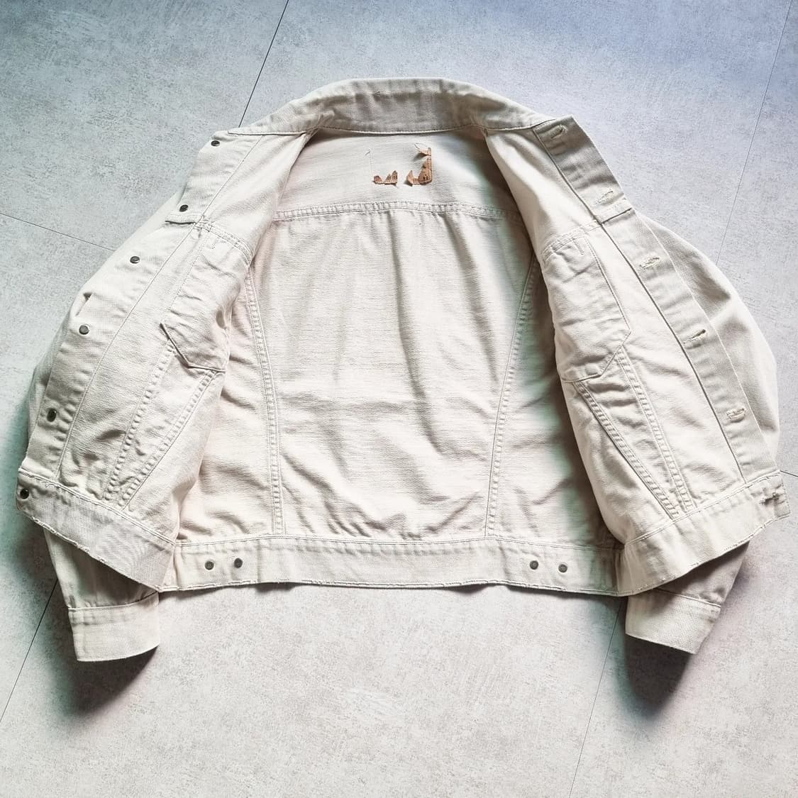 60s LEVI'S 840B Cotton Twill Jkt 42sz 상품이미지8