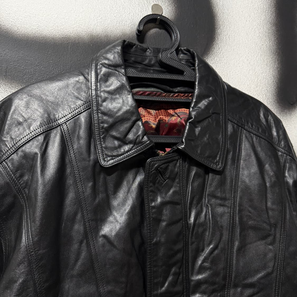 VTG 빈티지 100% 카우하이드 소가죽 A2 봄버 자켓 상품이미지3