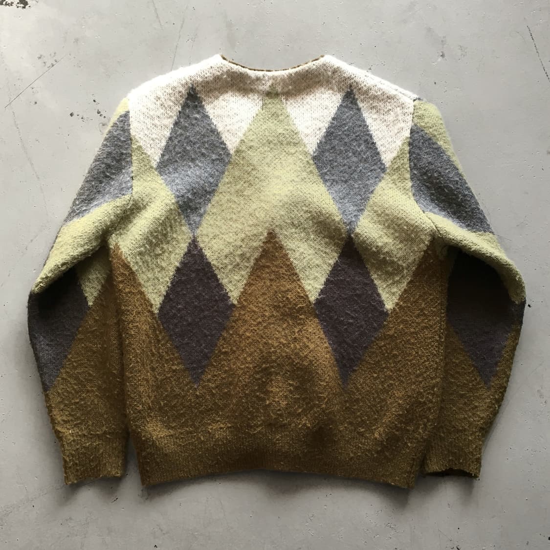 Beams Argyle Cardigan 상품이미지5
