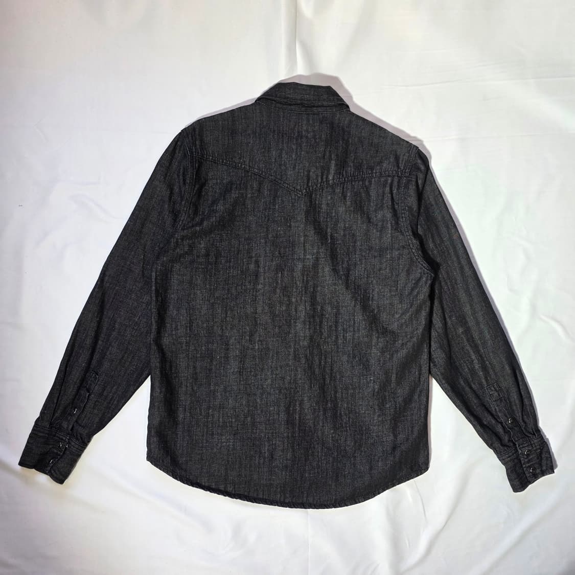 [00]카락터 KARACTER 웨스턴 린넨 데님 셔츠 상품이미지6