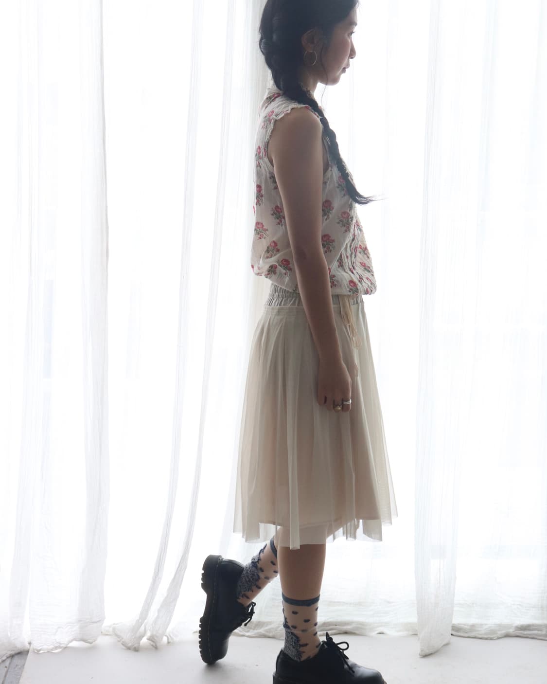 [Ray Beams] Ribbon Tulle Skirt 상품이미지4