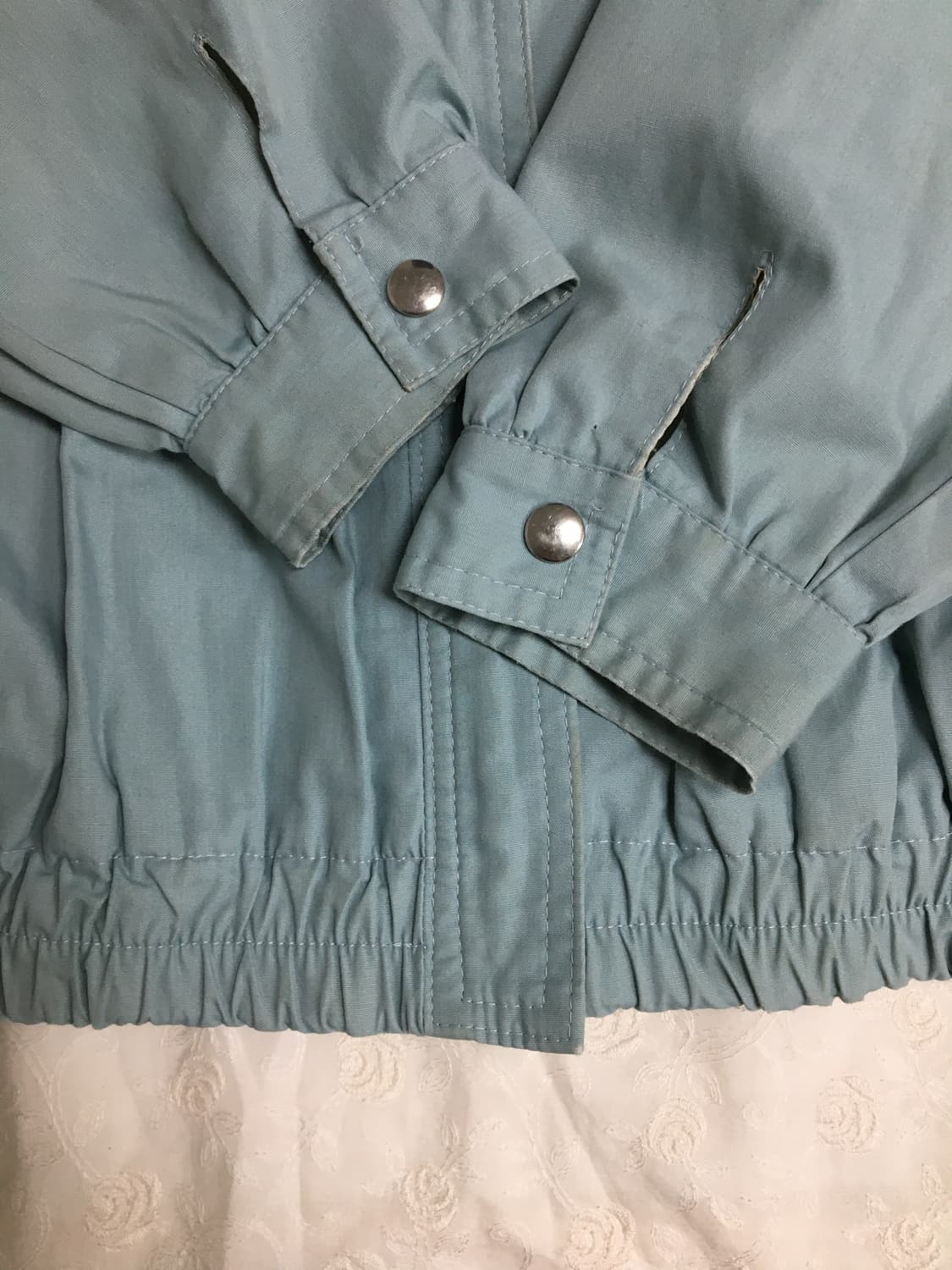 하늘 민트 셔링 자켓 상품이미지3