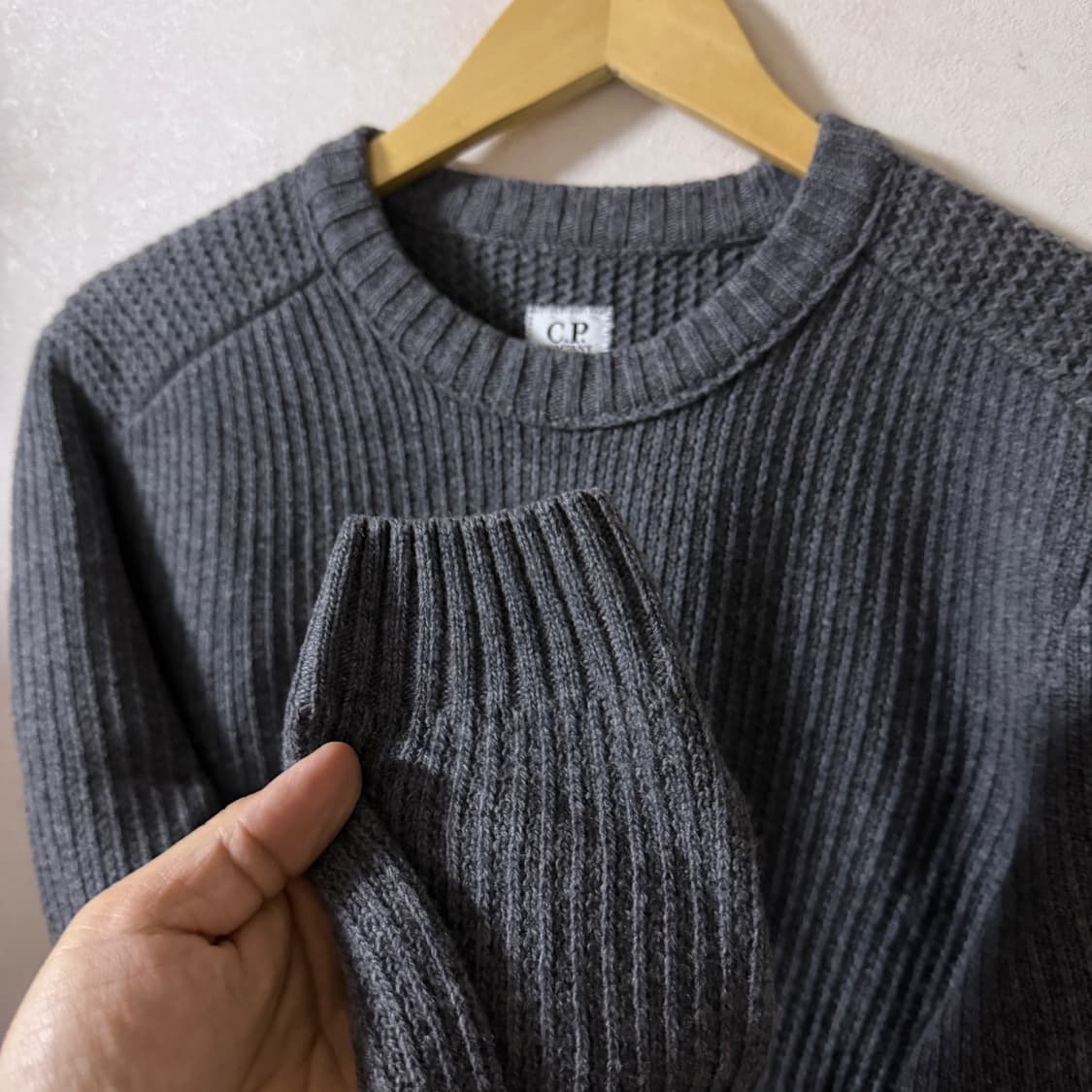 C.P컴퍼니 두툼 렌드와팬 라운드넥 니트 48 (남성 95-100) 상품이미지3