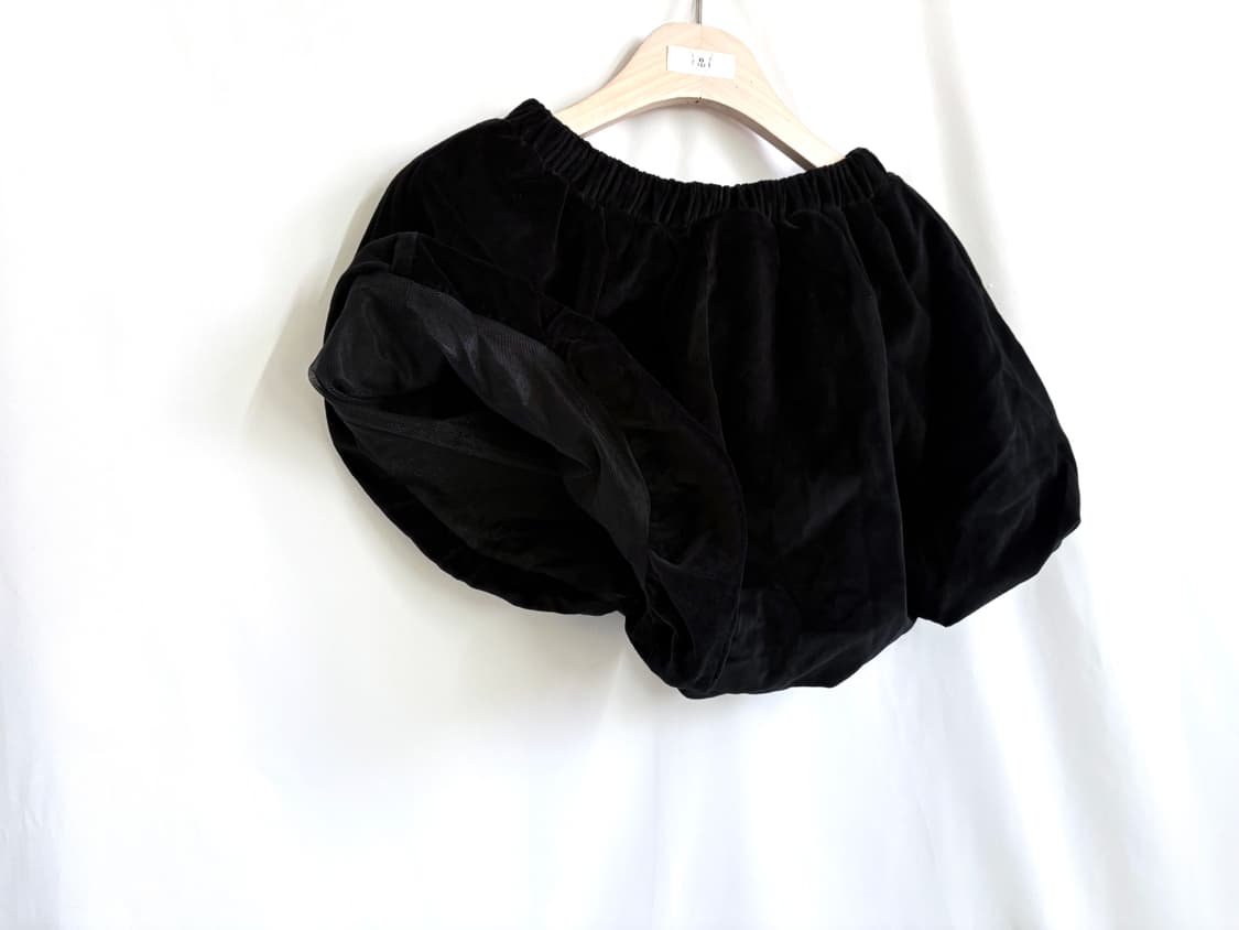 Velvet cloud puff voluminous shorts 상품이미지8