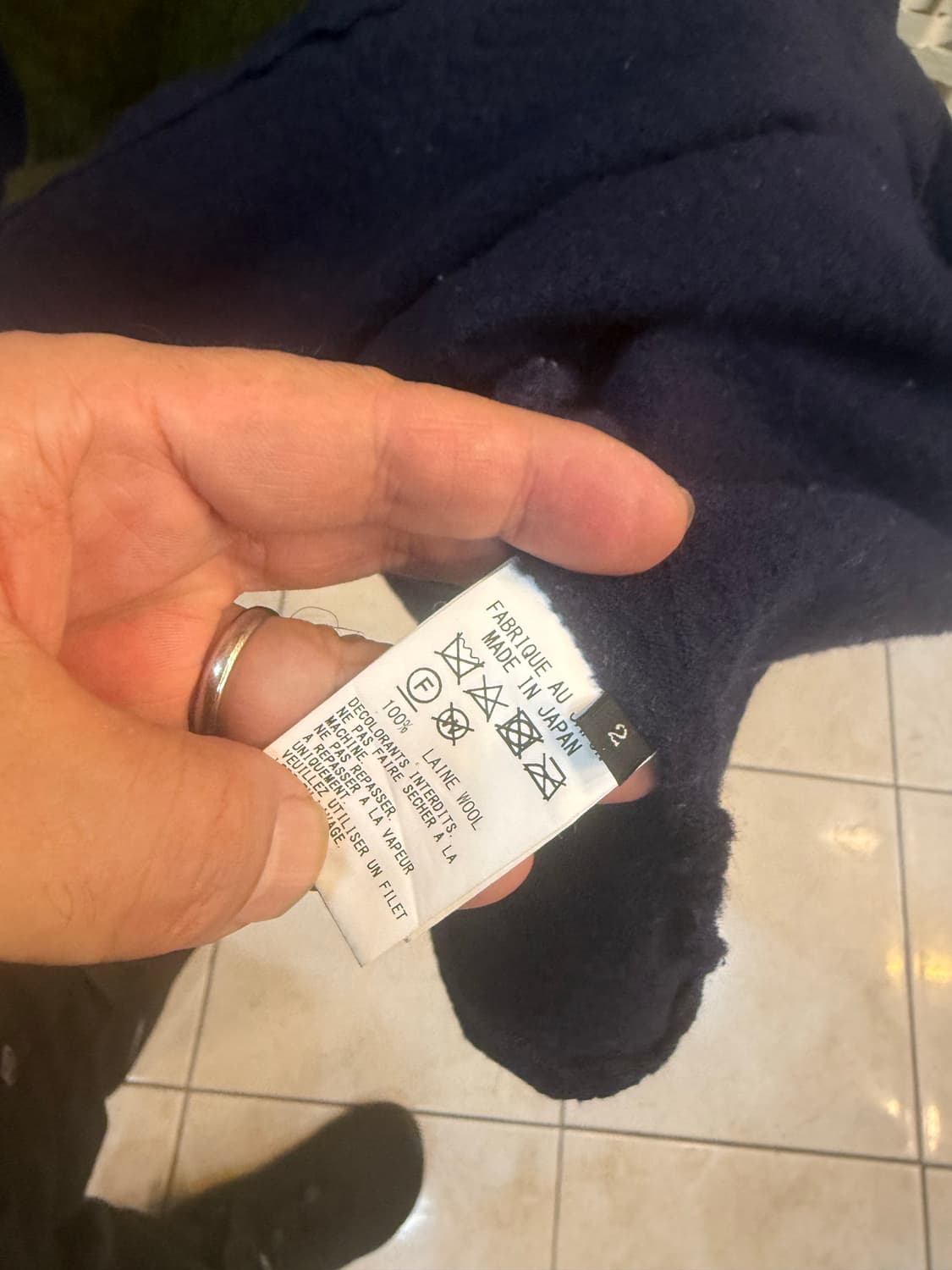 2/66-77 정품 요지야마모토 니트 팝니다 상품이미지3