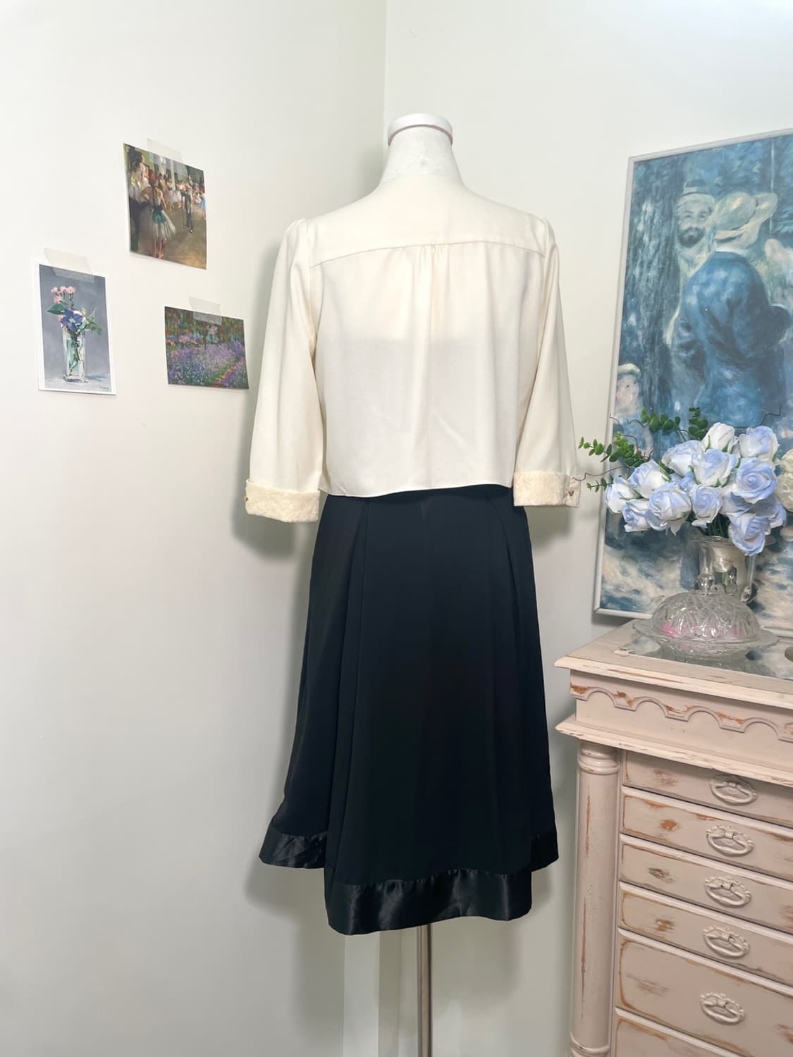 ivory lace ruffle bolero cardigan 상품이미지4