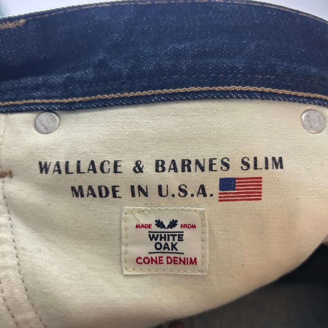 [WALLACE & BARNES] 왈라스앤반스 워싱 데님팬츠 상품이미지6