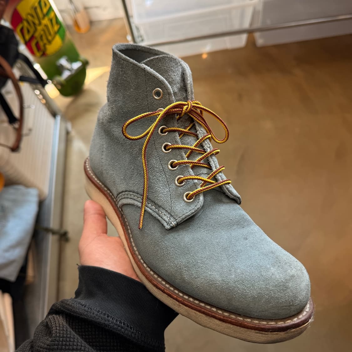 레드윙 블루스카이 8144 MADE IN USA 스웨이드 부츠 워커 7D 상품이미지1