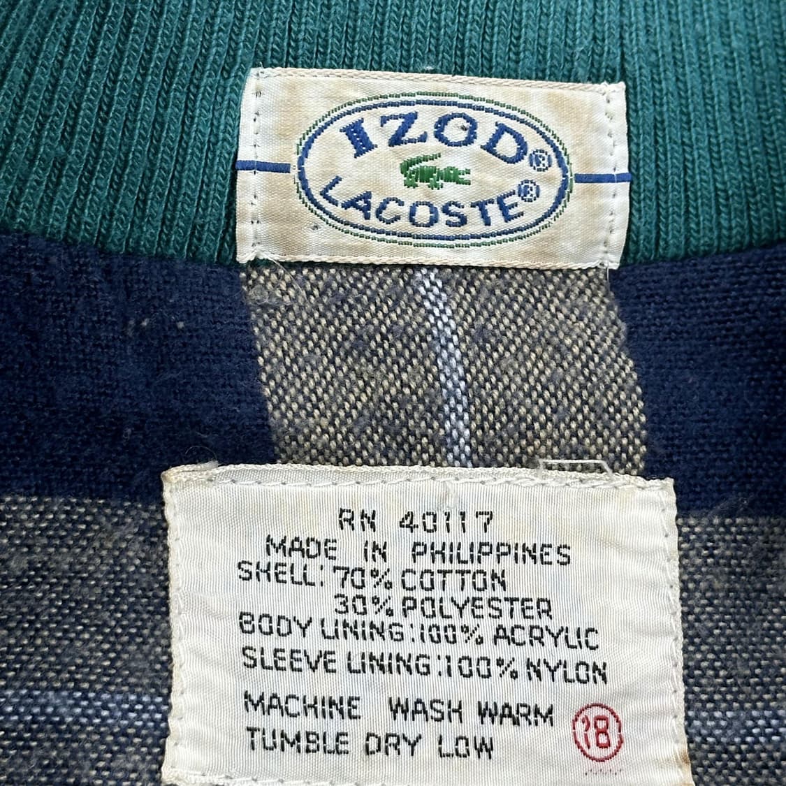 라코스테 크록 올드스쿨 봄버 블루종 자켓 (S 여성추천) 상품이미지5