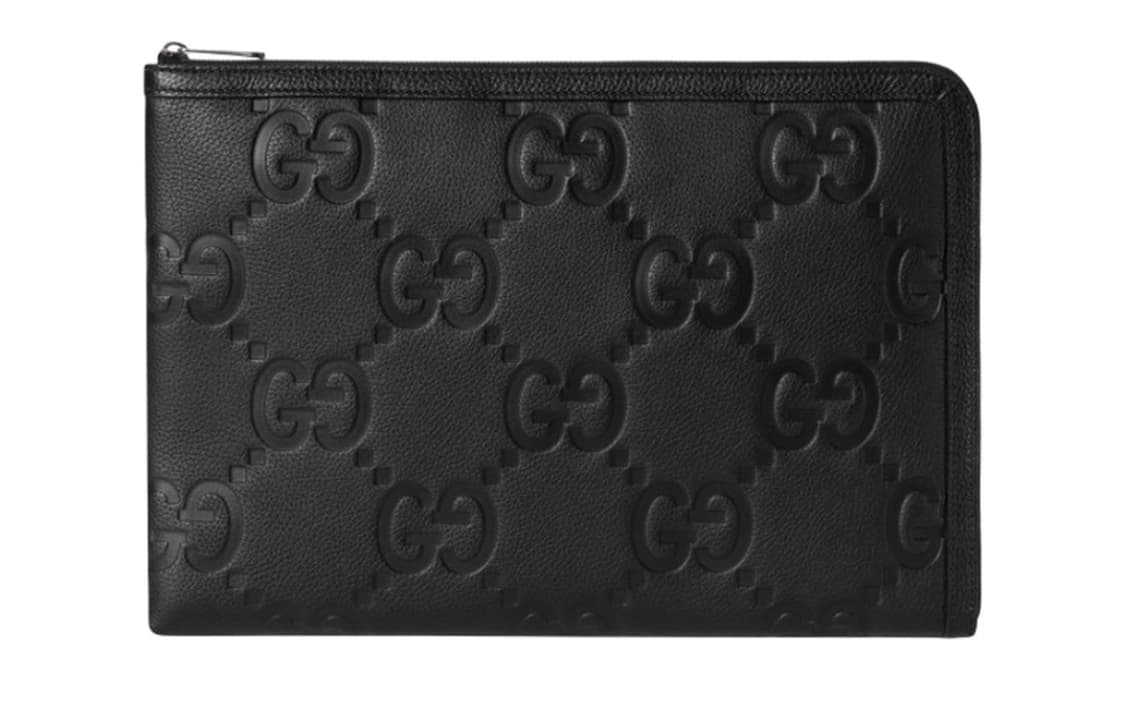 구찌 미디움 점보 GG 파우치 블랙(새상품) 상품이미지1