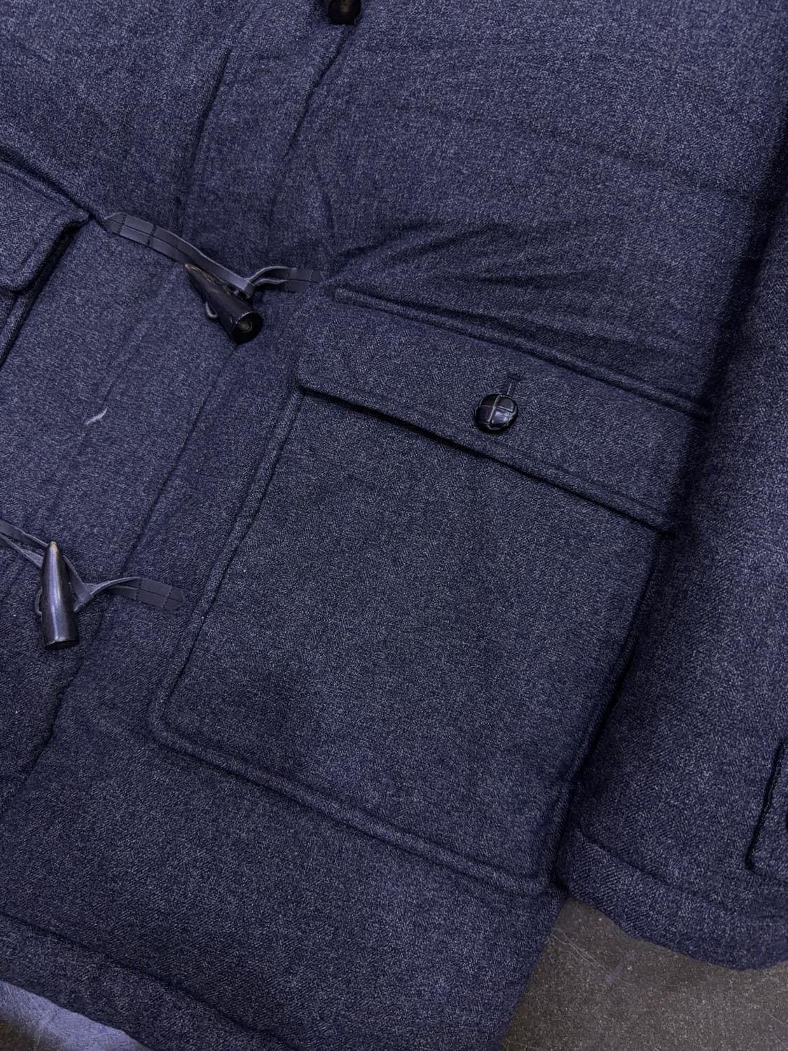 노스페이스 넬슨 더플코트 떡볶이 덕다운 패딩점퍼 그레이 100 상품이미지5