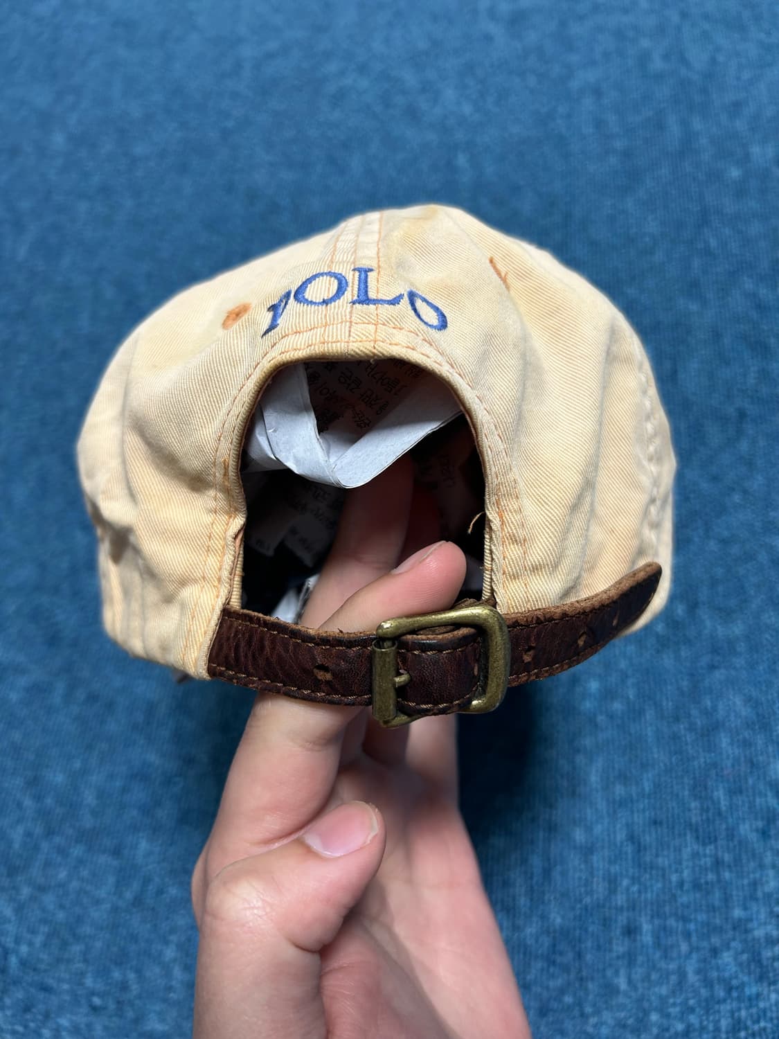 폴로랄프로렌 베이지 볼캡 상품이미지2