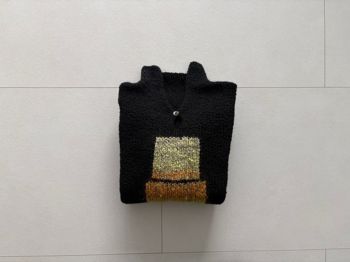 color block boucle knit 상품이미지2