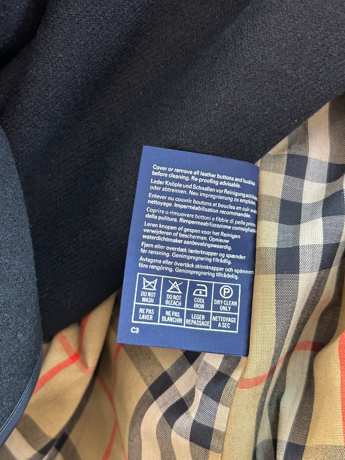 80s Burberry 버버리 블랙 트렌치 롱코트 상품이미지8