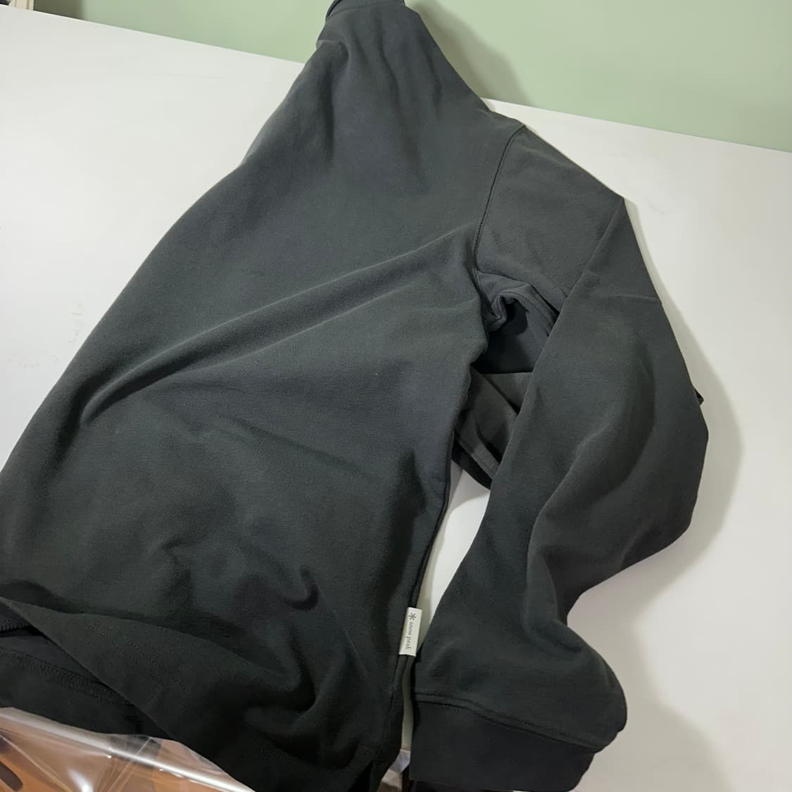 L-XL 105 스노우피크 먹색 긴팔카라티 PK티 상품이미지6