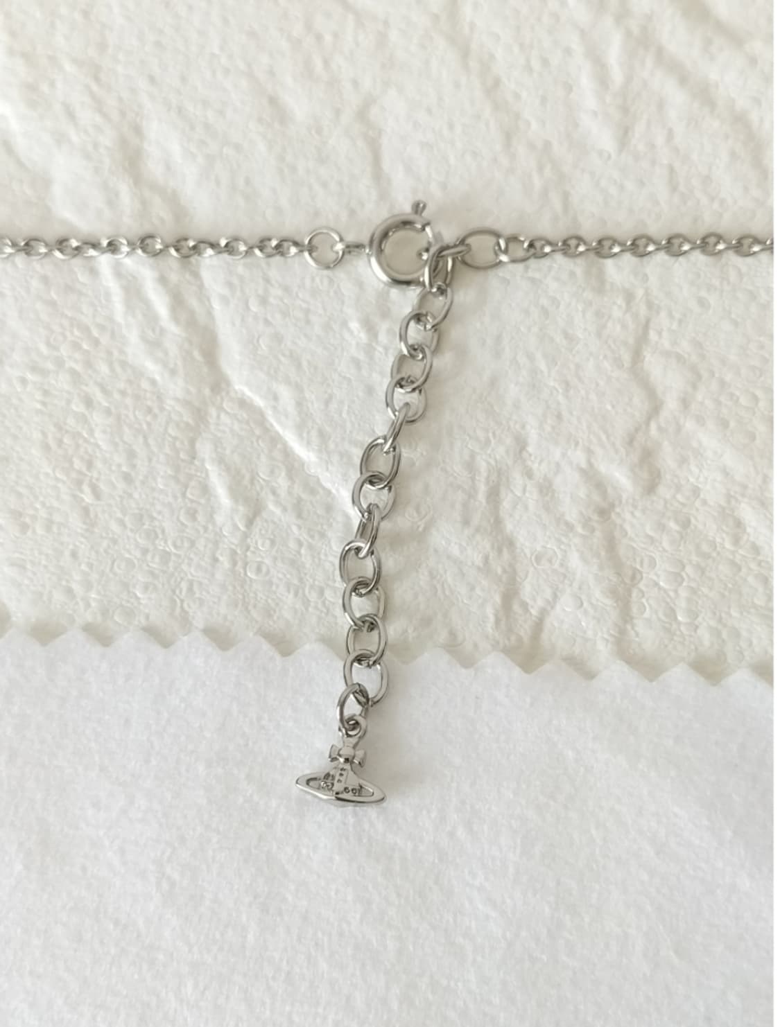 비비안웨스트우드 아카이브 리본 옥타비에 퍼플 크리스탈 3d orb 목걸이 상품이미지4