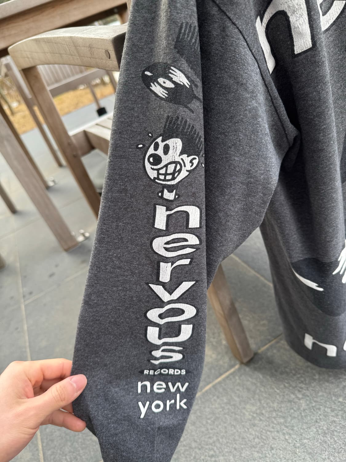 90s 너버스레코즈 티셔츠 상품이미지6