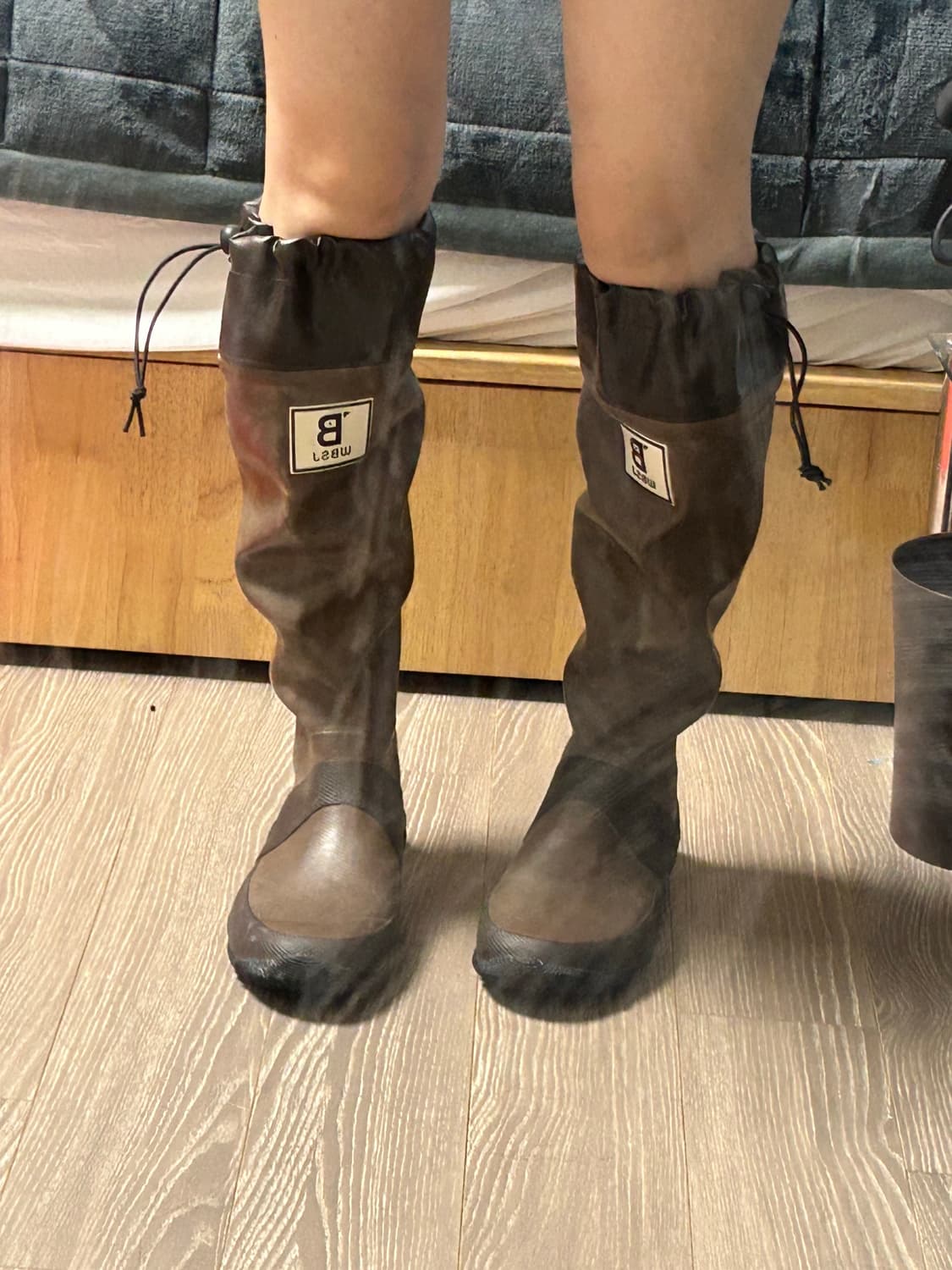 WBSJ 레인부츠 브라운 235-240 상품이미지7