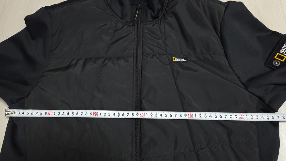(착샷) 네셔널지오그래픽 풀 집업 패딩 믹스 자켓 상품이미지6