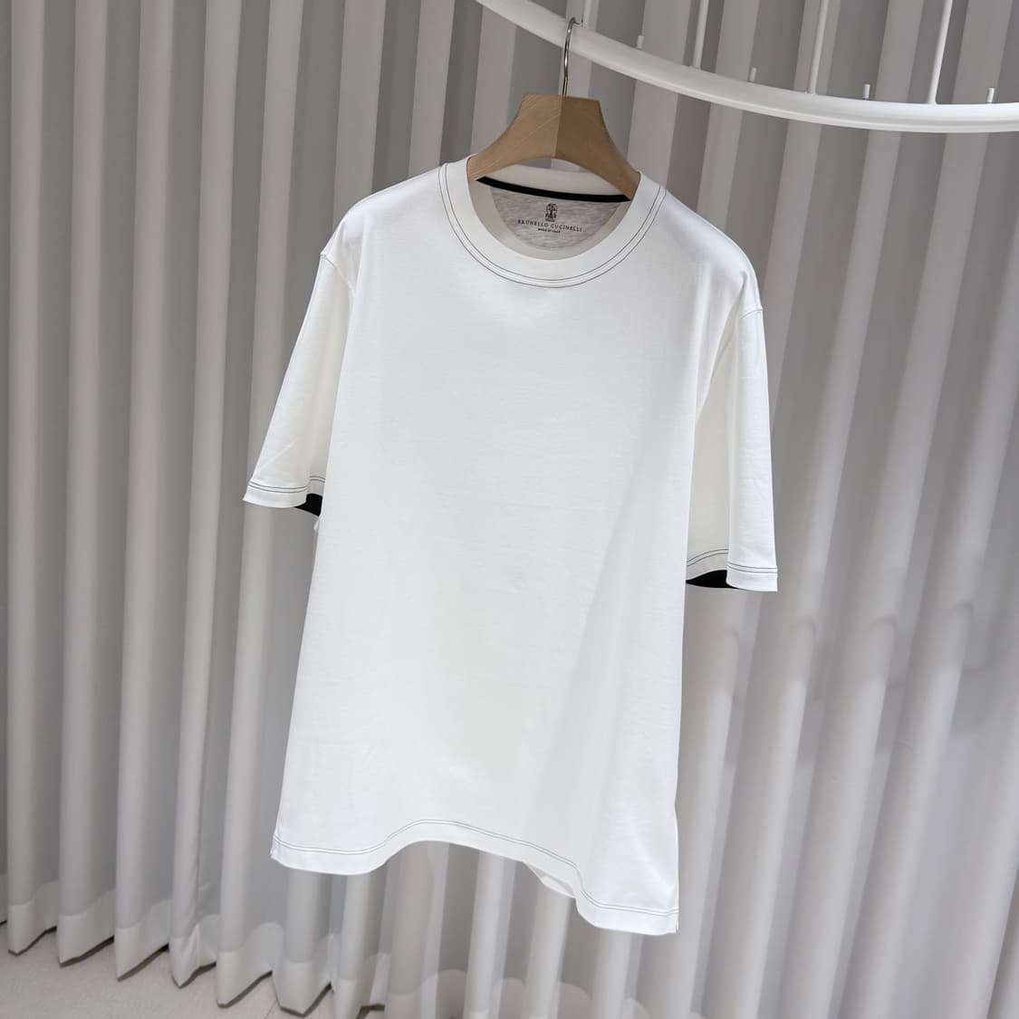(S+/XXL) / 새상품 브루넬로쿠치넬리 크루넥 코튼 반팔 티셔츠 상품이미지2