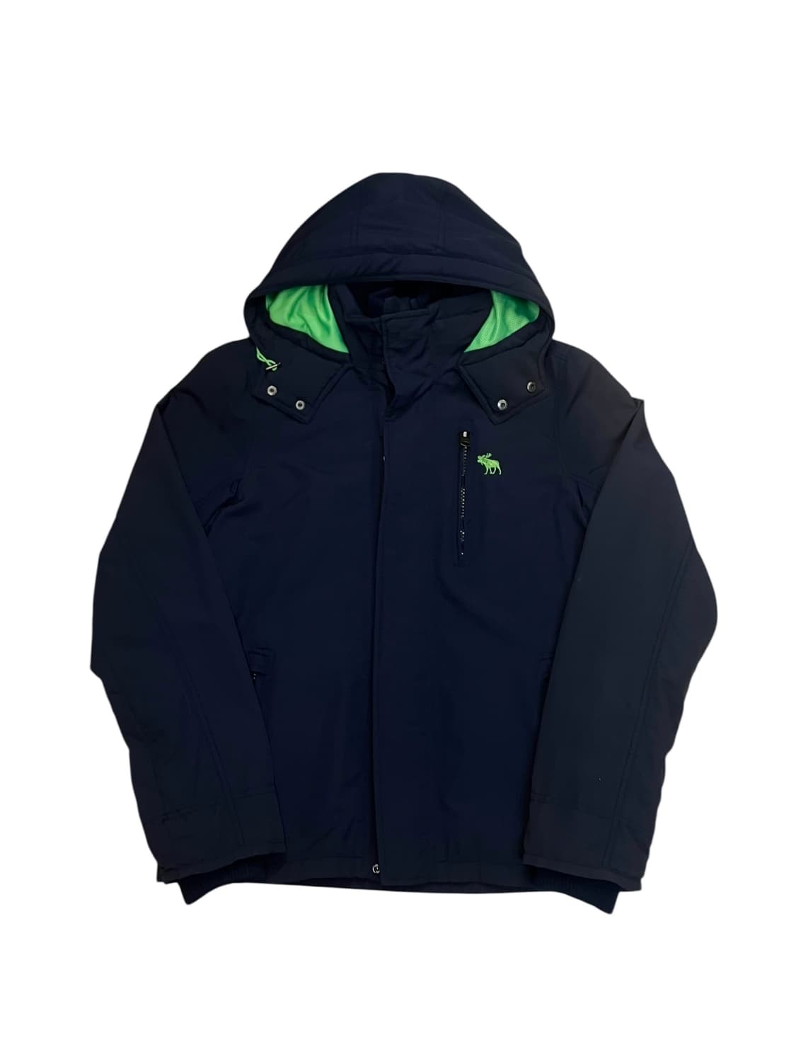 아베크롬비 자수 로고 후드 바람막이 다크네이비 XL #csz3029 상품이미지3