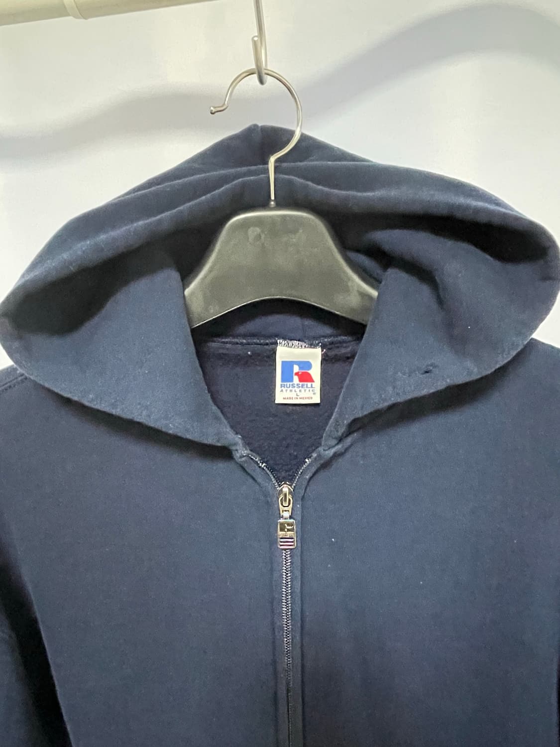 [D.O Vtg] 90s 러셀 50/50 후드 집업 네이비(L) 상품이미지2