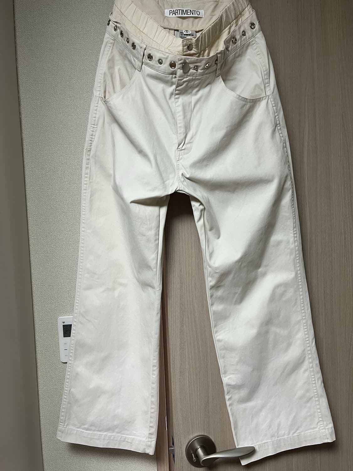 파르티멘토우먼 2WAY METAL POINTED DOUBLE WAIST 상품이미지8