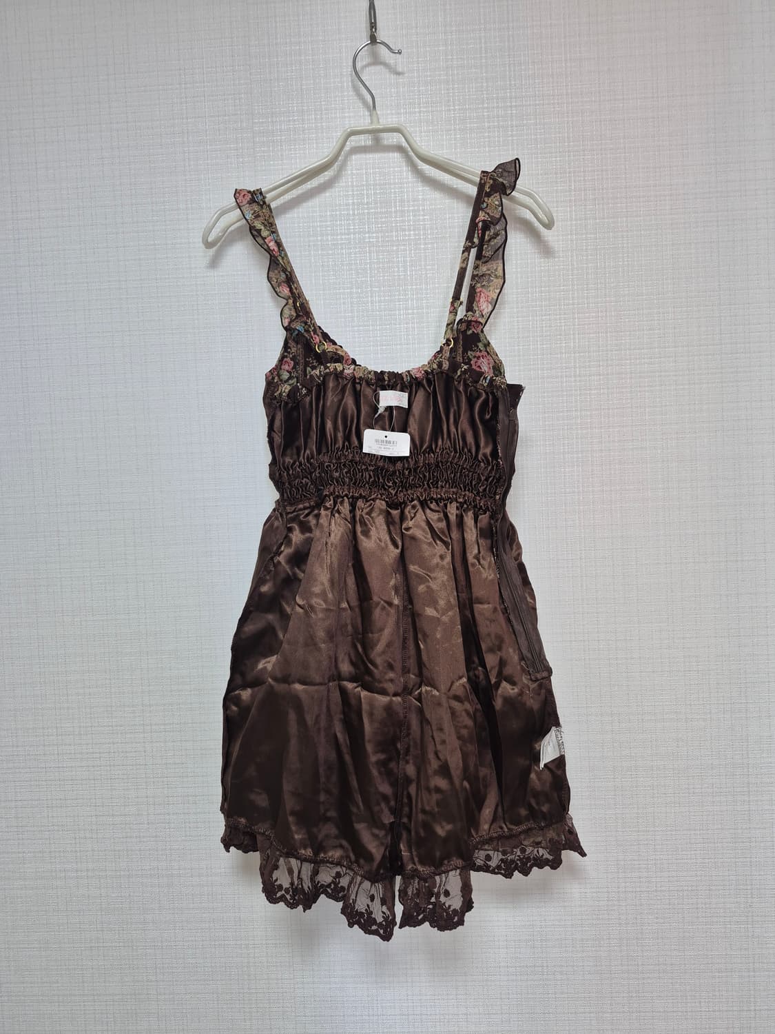 리즈리사 라떼갸루 히메카지 쵸코 플로럴 큐롯원피스 상품이미지6