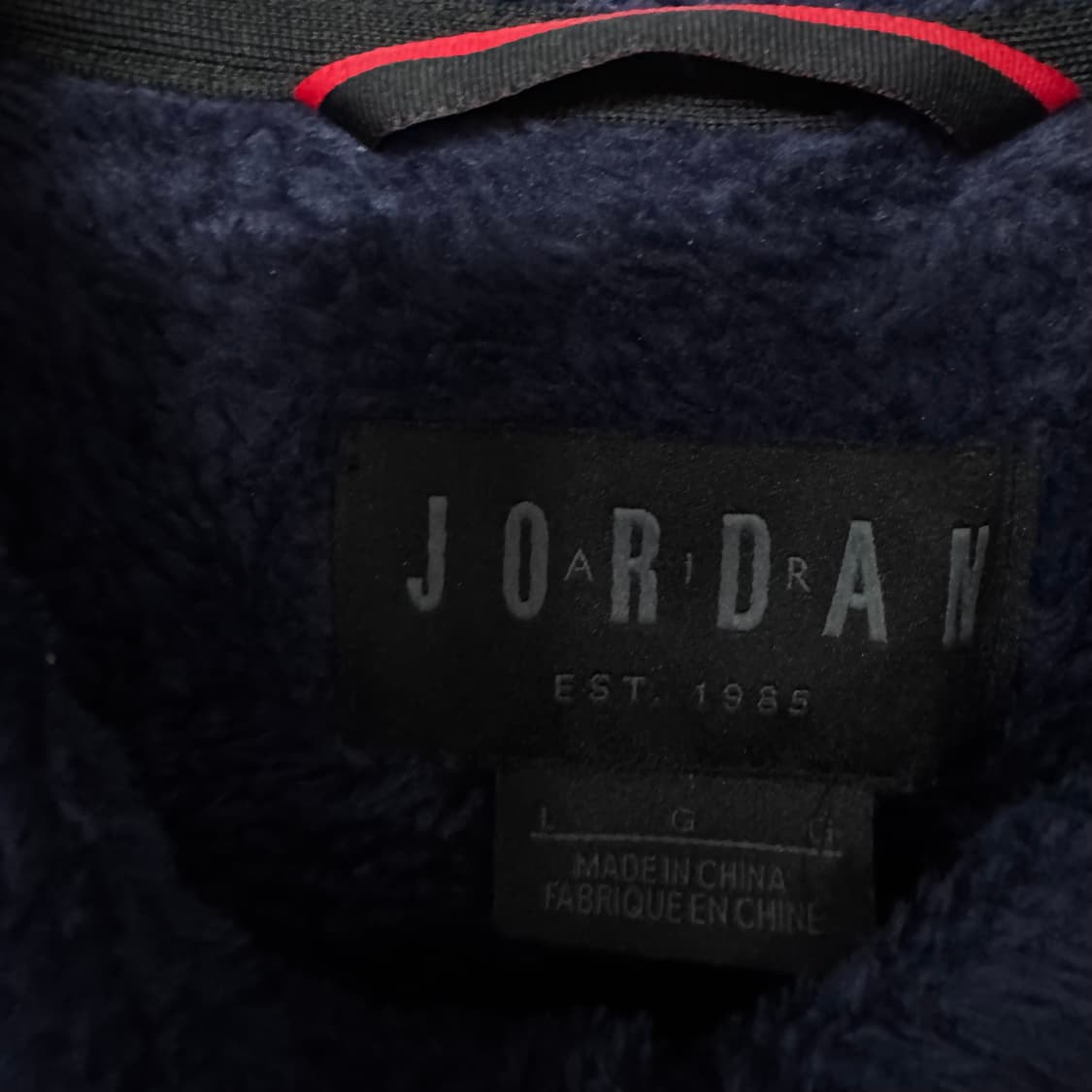 조던 로고 양털후리스 후드 상품이미지3