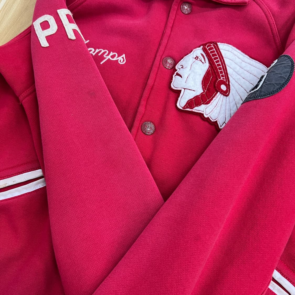 폴로 랄프로렌 인디언 뉴욕 코튼 바시티 자켓 M 상품이미지9