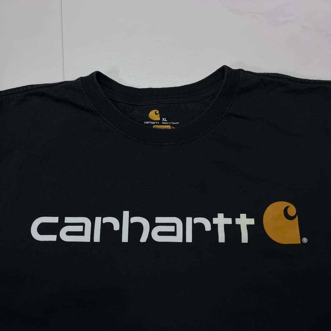 [정품] 칼하트 블랙 빅로고 반팔티 [ 오리지널XL ] 상품이미지3