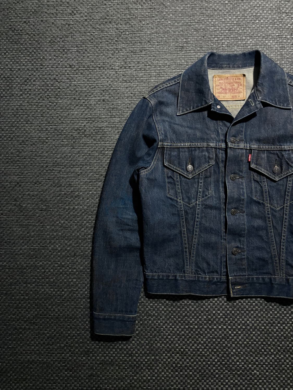 90s LEVI'S LVC 3rd DENIM TRUCKER 38 상품이미지3