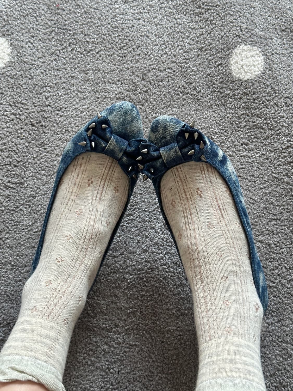 Diesel denim ribbon flats 상품이미지6