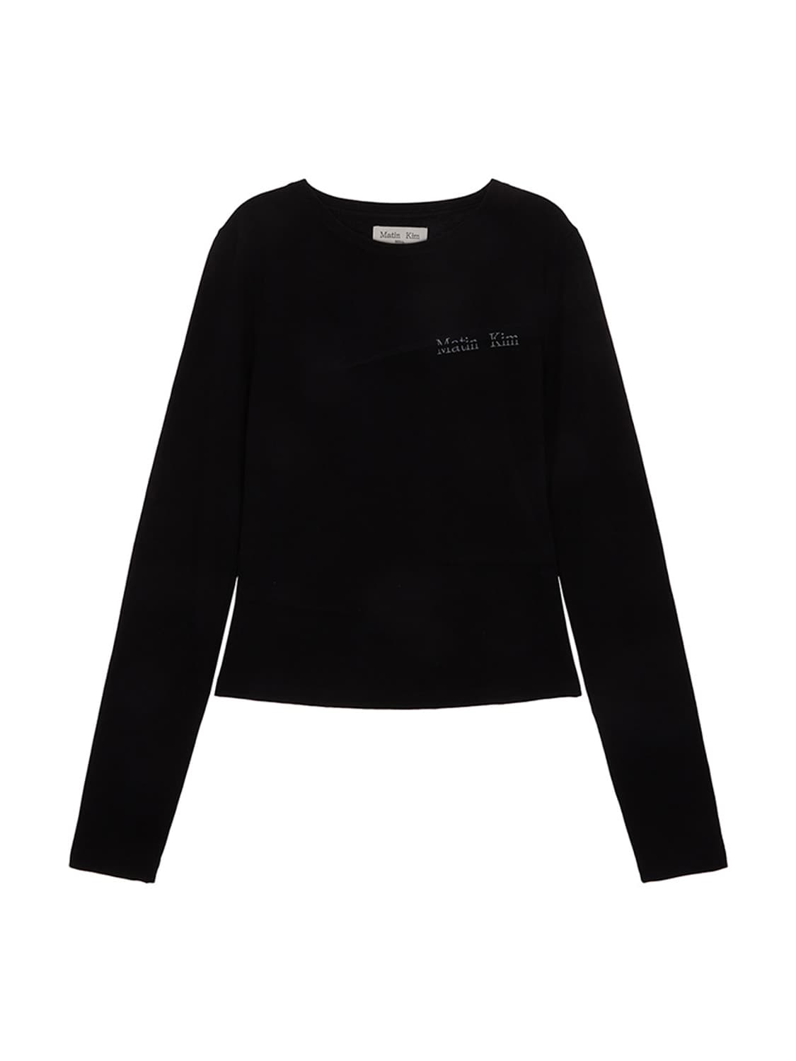 SLIT PINTUCK POINT TOP BLACK 상품이미지5