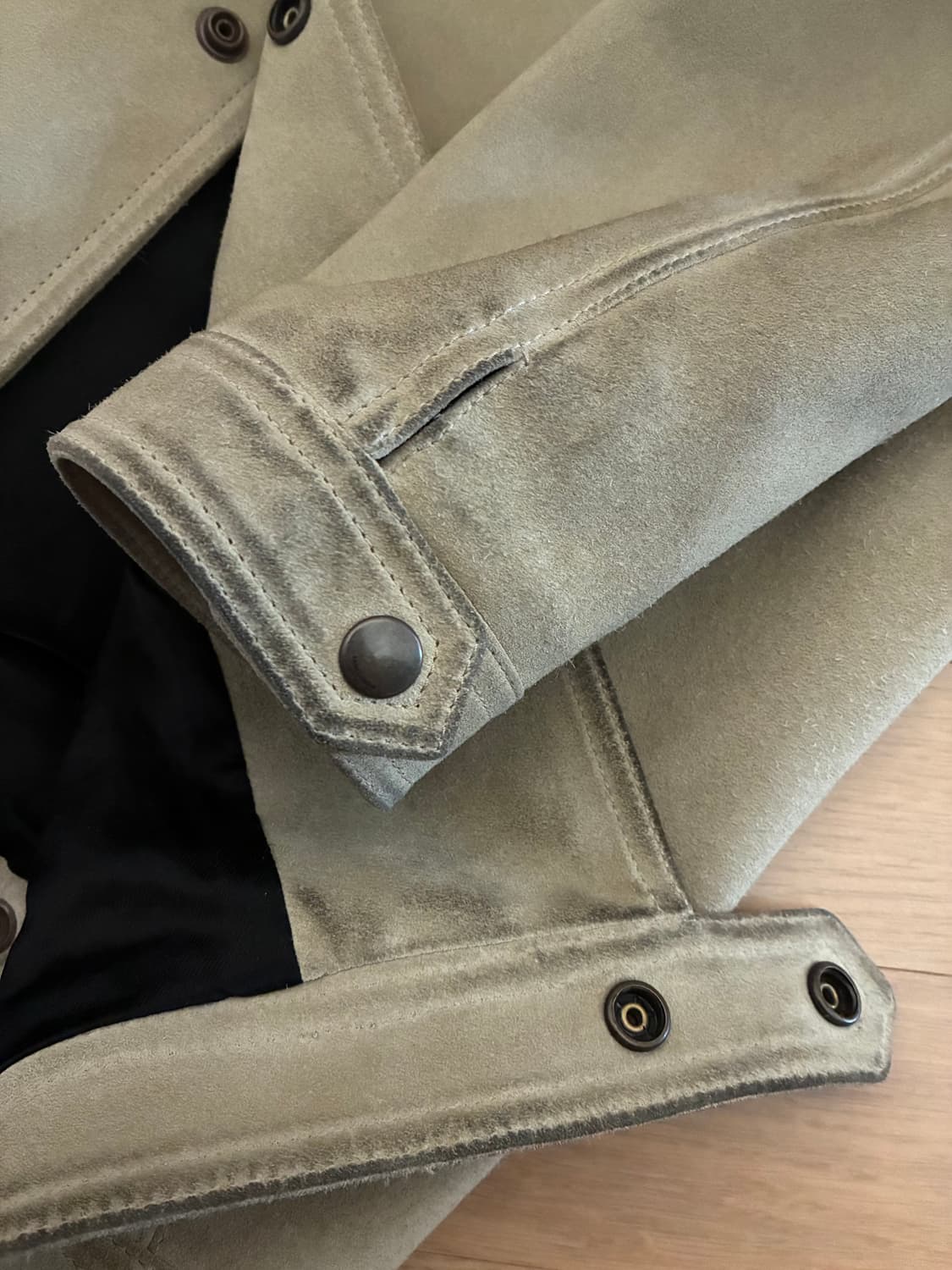 생로랑 스웨이드 레더 자켓 52 상품이미지3