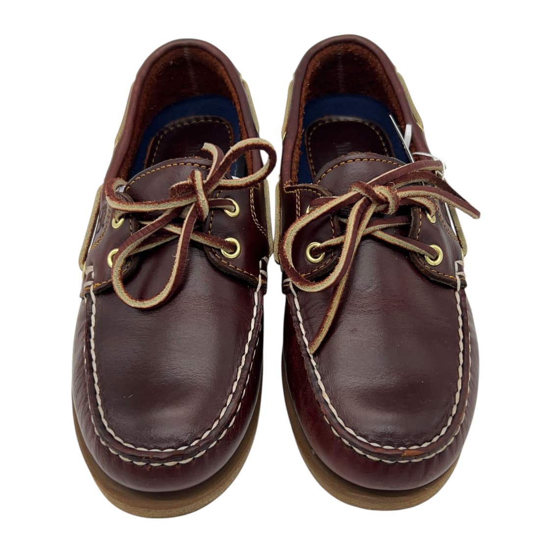 230 W 팀버랜드 2아이 클래식 보트 슈즈 버건디 (US6) 상품이미지4