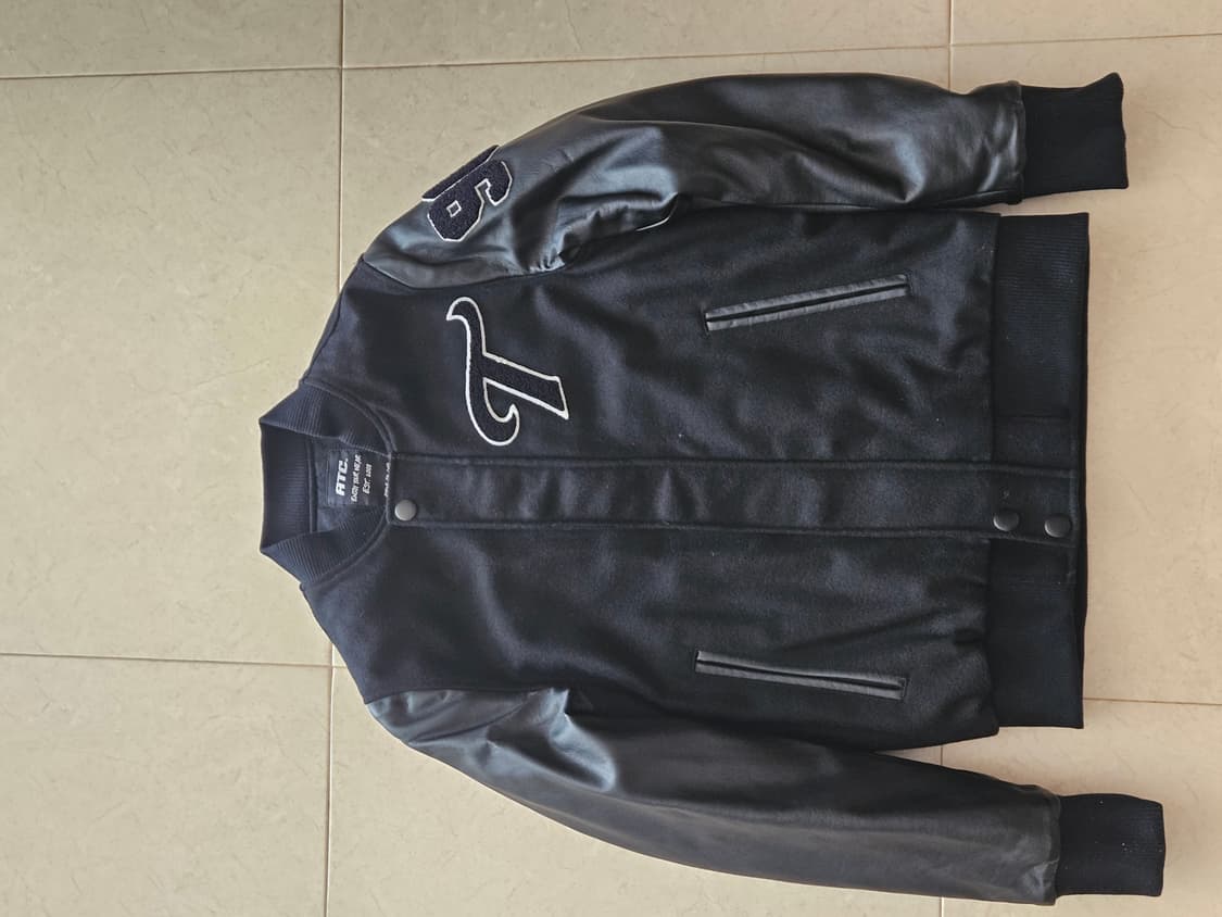 엘지트윈스 바시티 블랙 자켓 상품이미지3