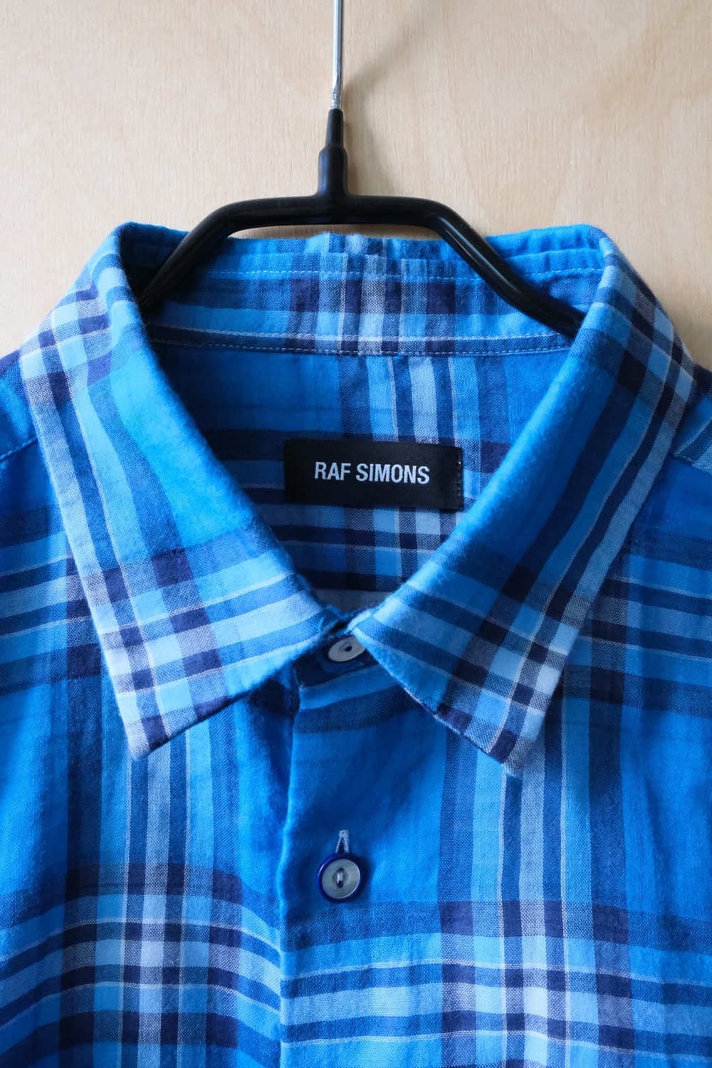 RAF SIMONS Short Sleeve Check Shirt 상품이미지3