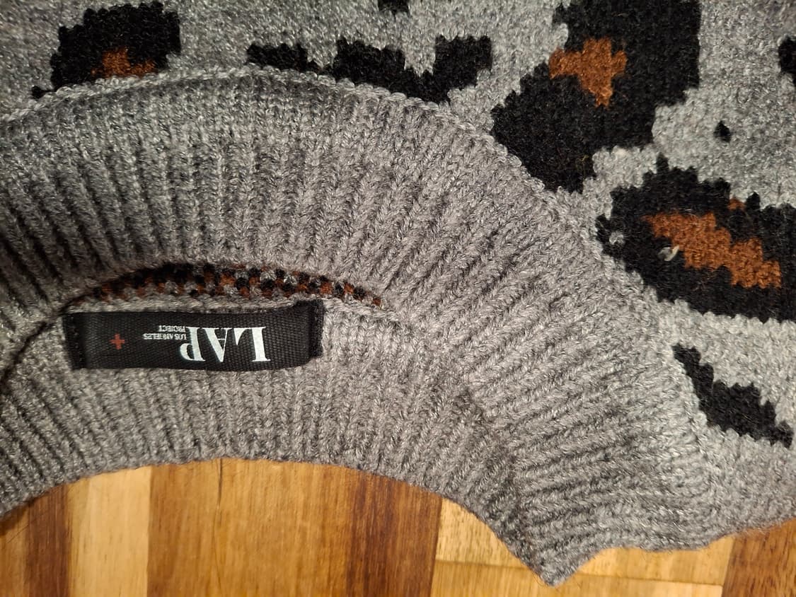 (마지막특가) LAP 레오파드 패턴 니트 스웨터 새상품 상품이미지2