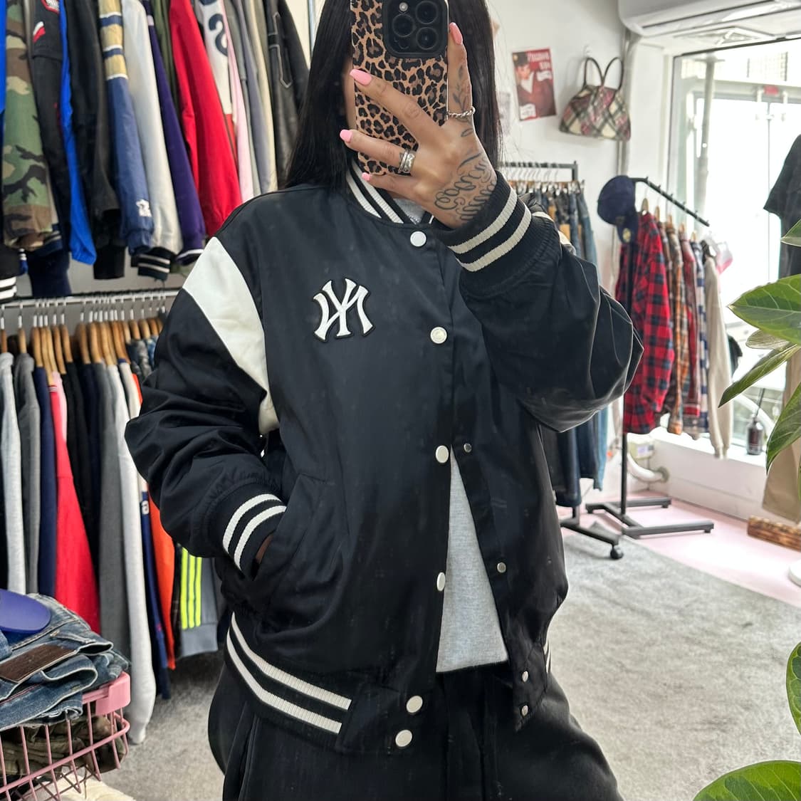 MLB 뉴욕양키스 스타디움 바시티 자켓Lㅐ 상품이미지2