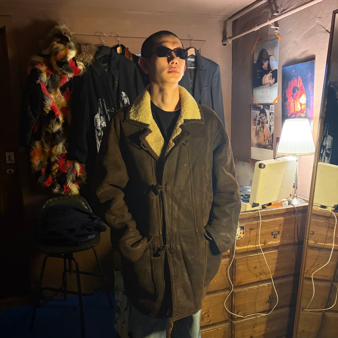 J.PRESS Lambskin Shearling Coat L 상품이미지1