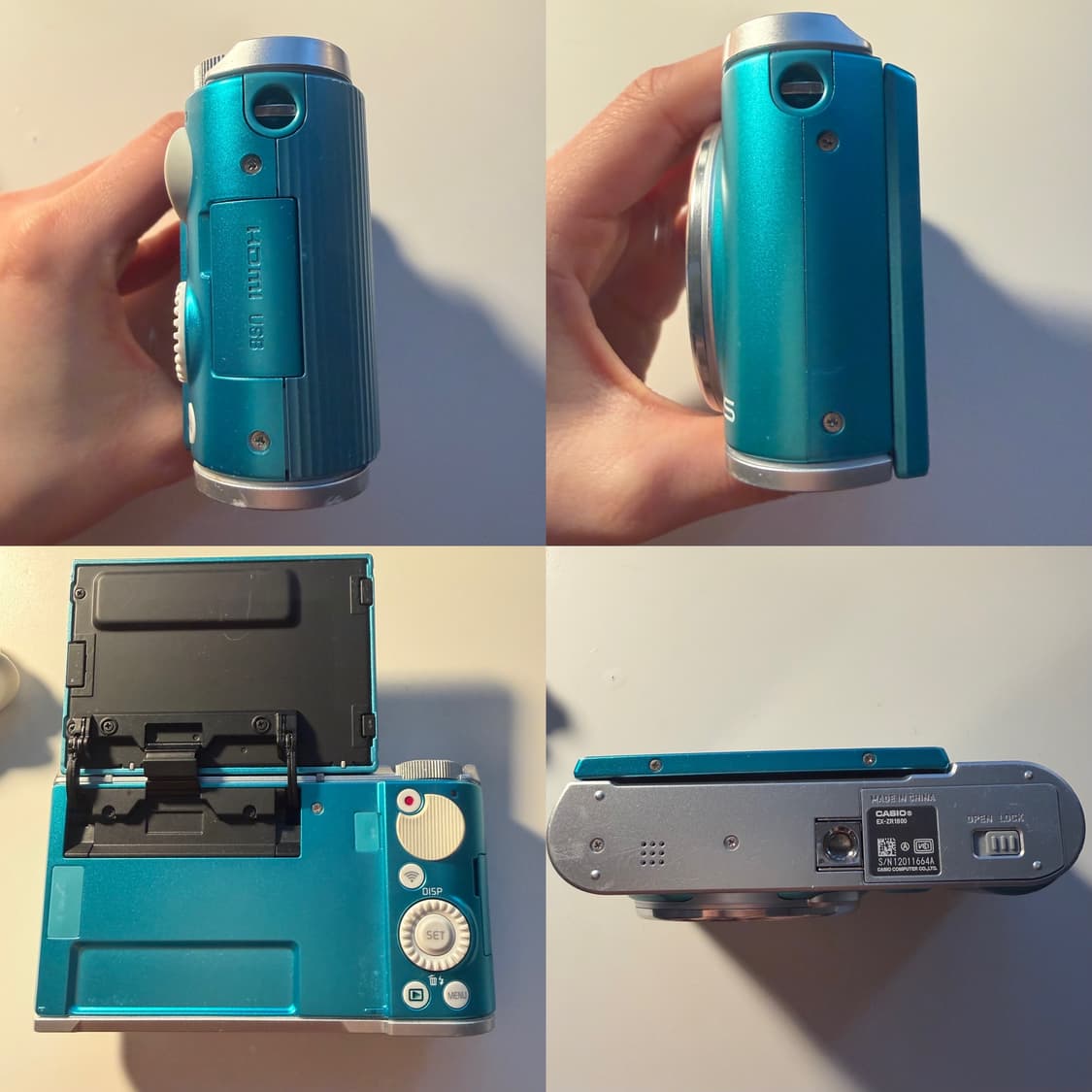 카시오 엑슬림 EX-ZR1800 민트 디카💙 상품이미지4