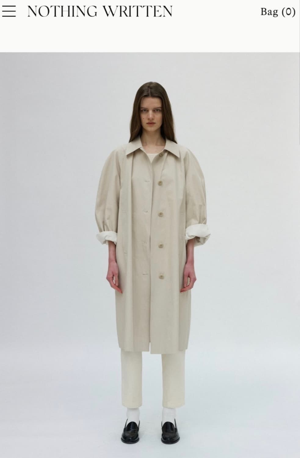 낫띵리튼 발마칸 트렌치코트 상품이미지1