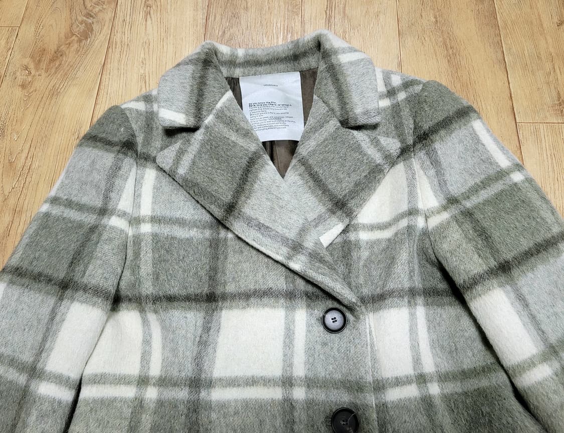 러브패리스(Loveparis) 체크 울코트 55 새상품 상품이미지2