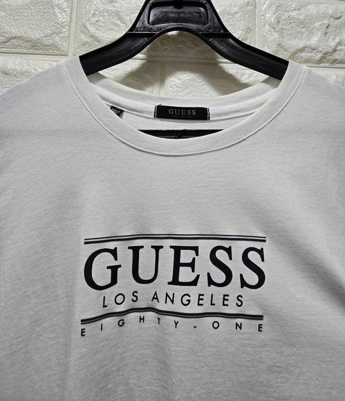 게스 빅 스펠로고 반팔티 90~95 상품이미지4