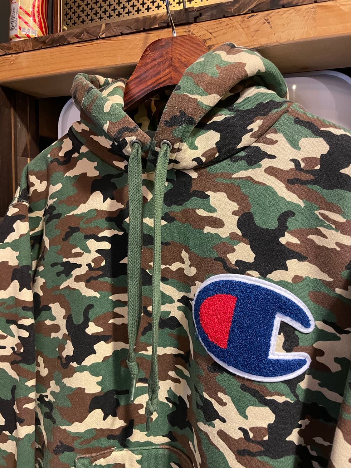 챔피온 카모후드티 상품이미지2