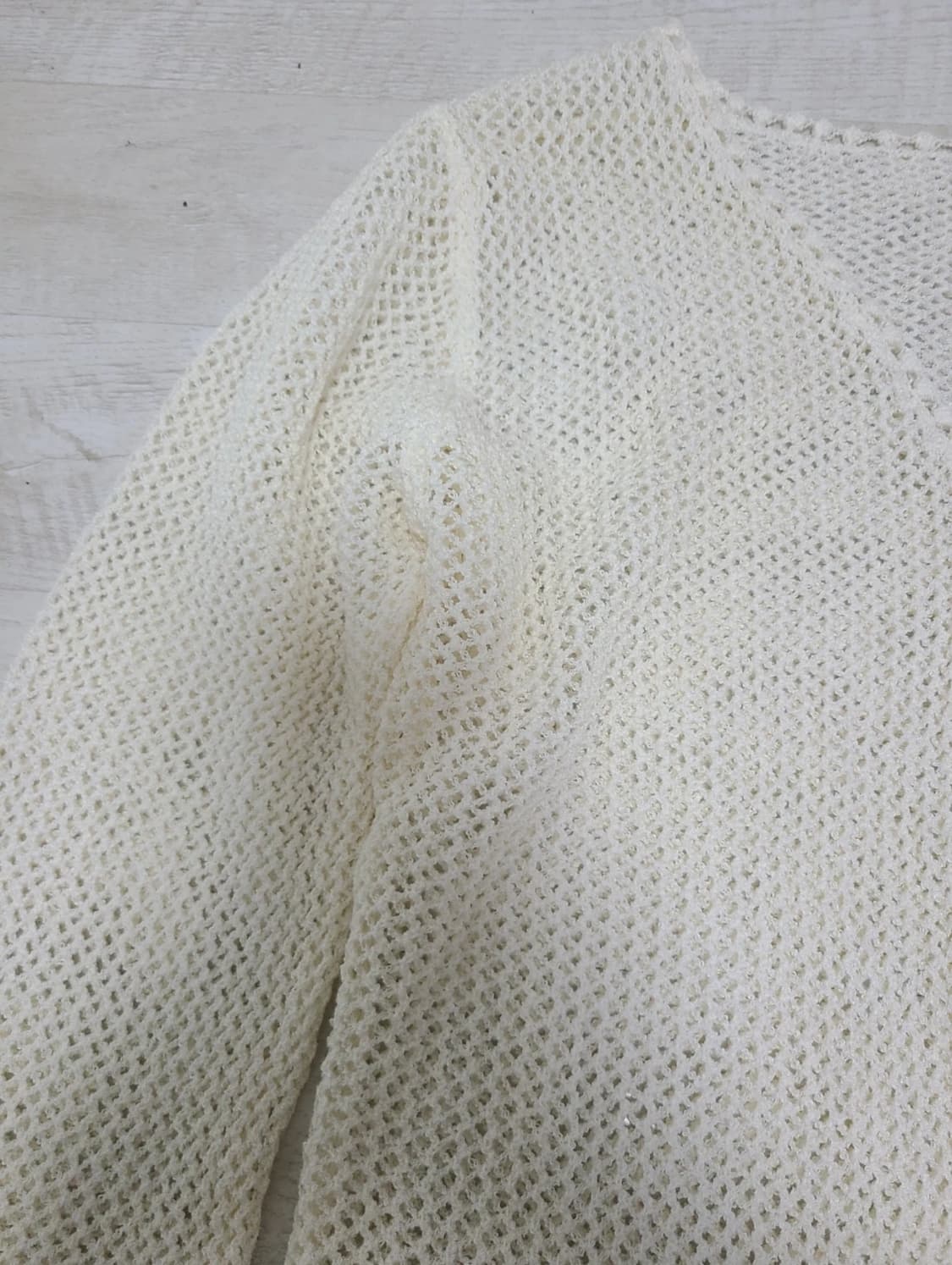 레이어드 그물 가디건 상품이미지2