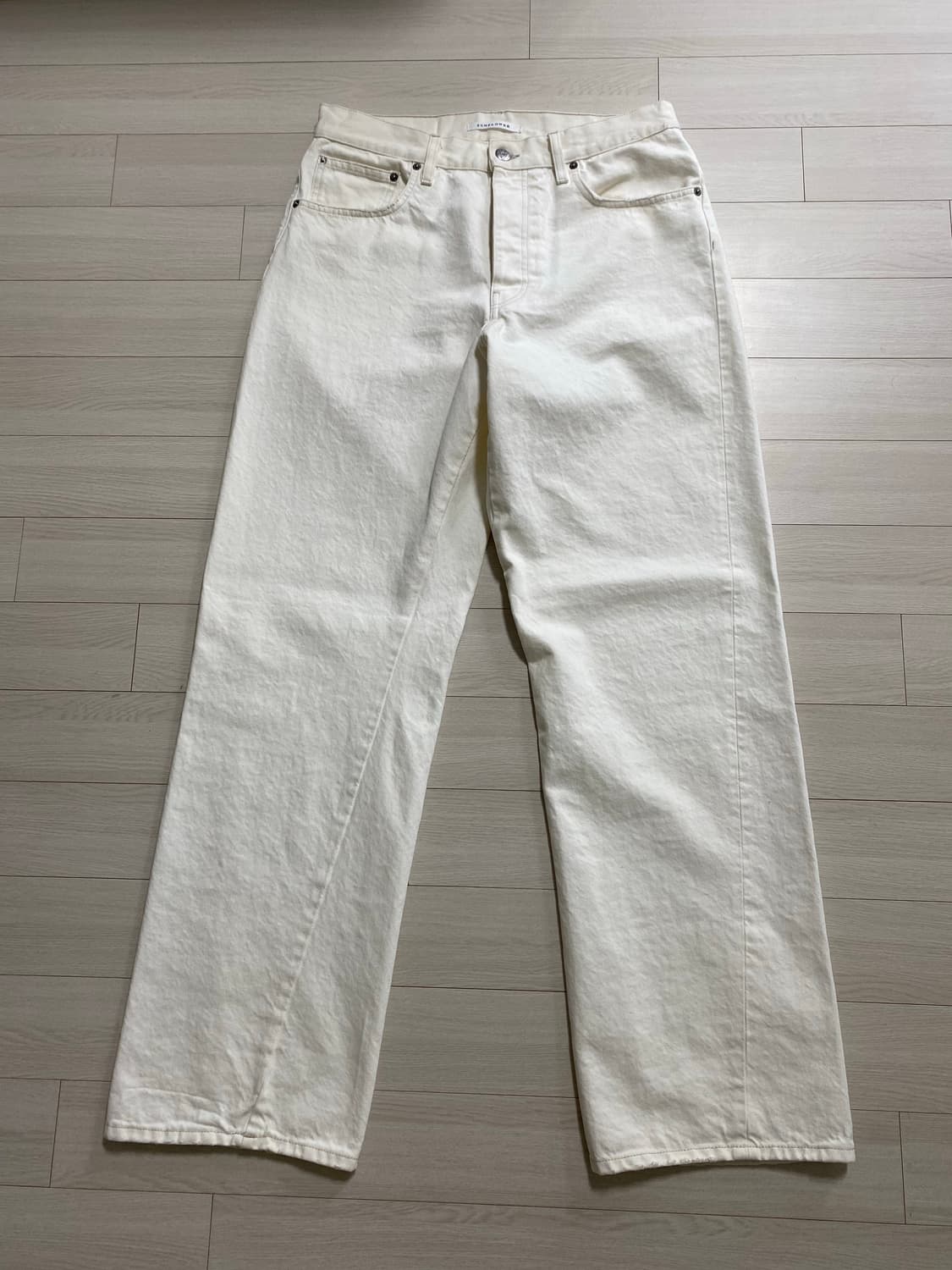 선플라워 SUNFLOWER 와이드 트위스트 데님 팬츠 31/34 상품이미지1