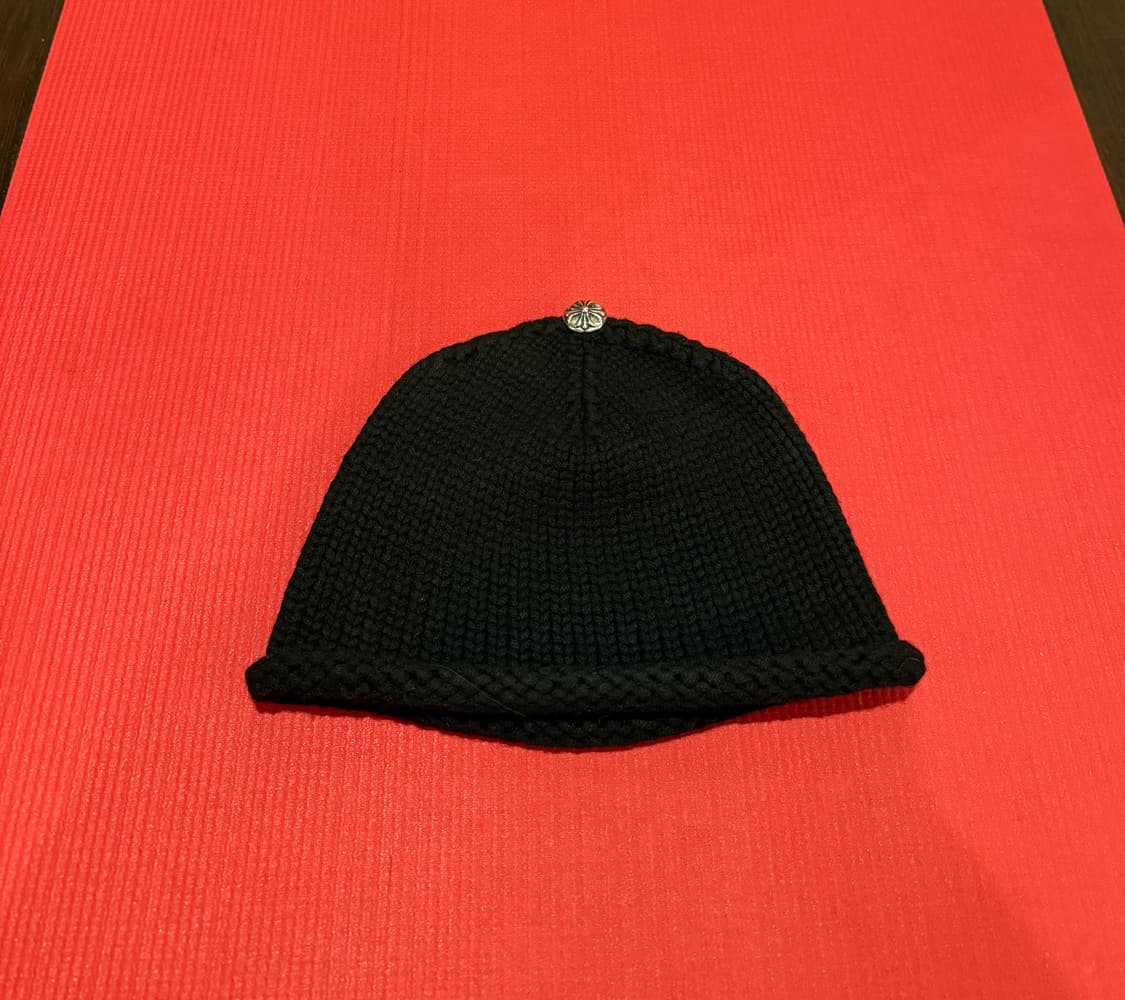 크롬하츠 크로스 레더패치 캐시미어 비니 상품이미지4