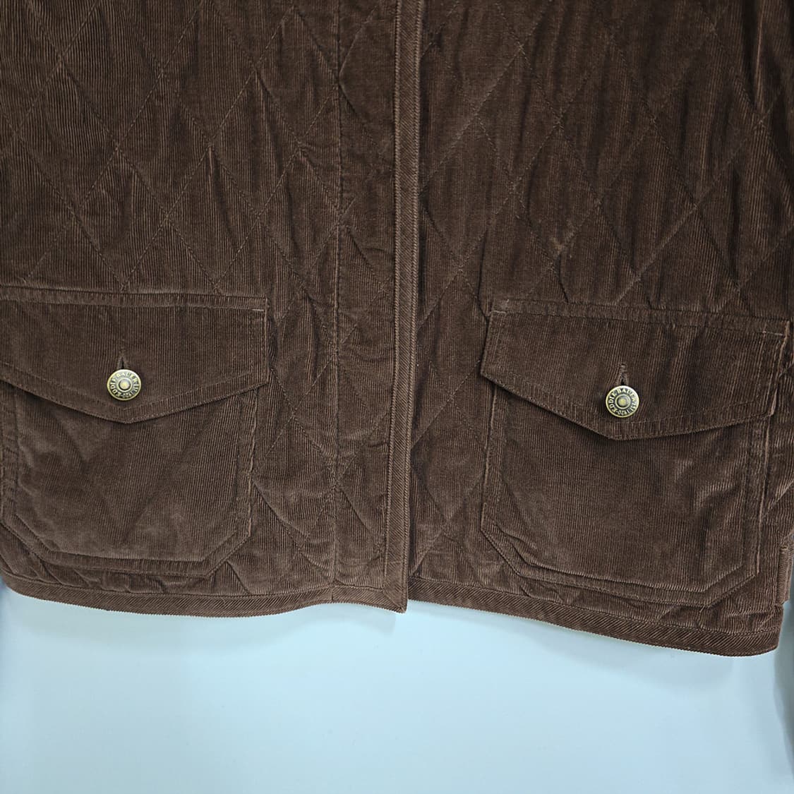 에디바우어 퀼팅 코듀로이 자켓 M 상품이미지3